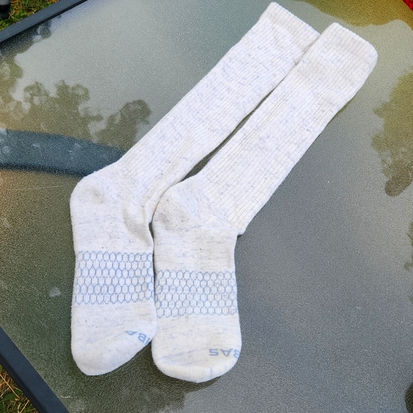 Bombas Accessories Bombas Womens Knee High Socks Cream Size Lg Euc